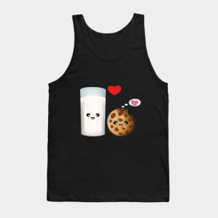 Cute Cookies and Milk- perfect pair kawaii Tank Top